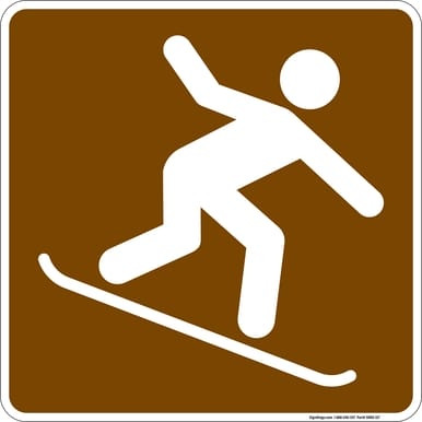 Snowboarding, MUTCD (Part#: SKRS-127), MUTCD Recreation - Winter Recreation
