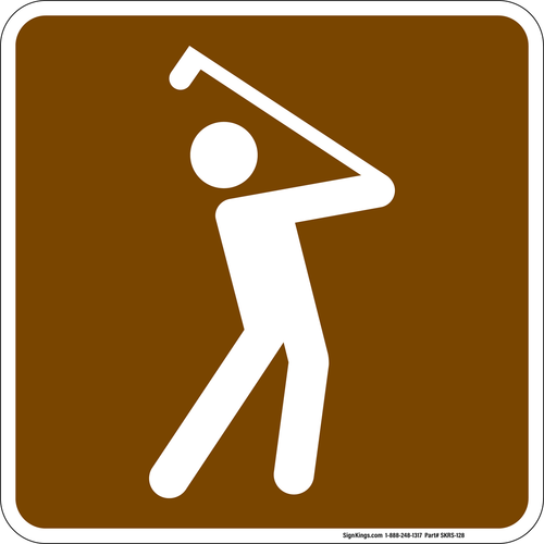 Golfing, MUTCD Recreation -  Land Recreation