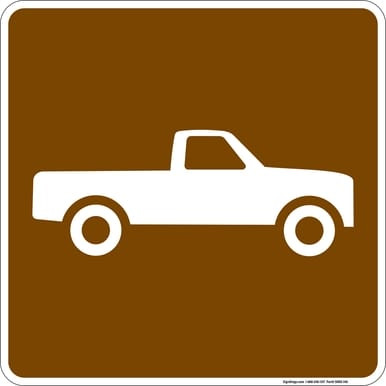 Pick-up Trucks, MUTCD (Part#: SKRS-140), MUTCD Recreation - General Application