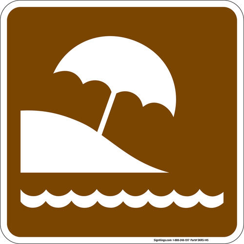 Beach, MUTCD Recreation -  Water Recreation