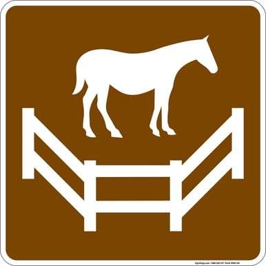 Corral, MUTCD (Part#: SKRS-149), MUTCD Recreation -  Land Recreation