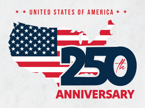 United States 250th Anniversary Yard Sign - Available in 18"x12", 24"x18", 36"x24"