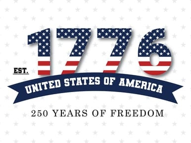 United States 250th Anniversary '1776' Yard Sign (Part#: YRD1070)
