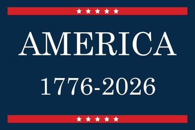 United States America 1776-2026 Patriotic Yard Sign (Part#: YRD1072)