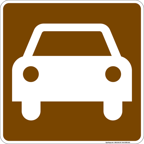 Automobiles/Motor Trail, MUTCD Recreation - General Application