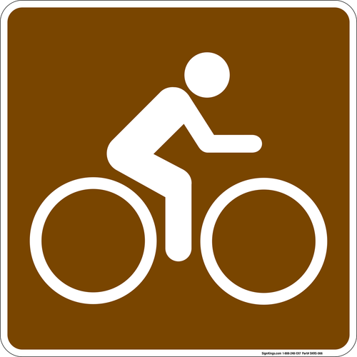 Bicycle Trail, MUTCD Recreation -  Land Recreation