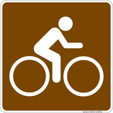 Bicycle Trail, MUTCD (Part#: SKRS-066), MUTCD Recreation -  Land Recreation