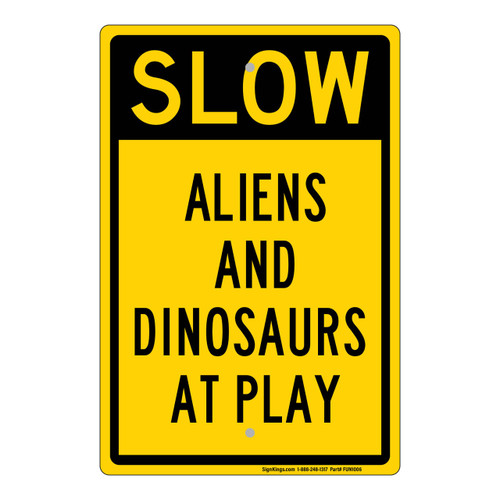 Slow Aliens And Dinosaurs at play