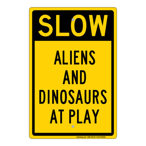 Slow Aliens And Dinosaurs at play
