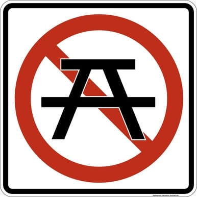 No Picnicking, MUTCD (Part#: SKPS-044), MUTCD Prohibited Activity Sign - Park, Campground & General Rules