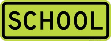 School Plaque, MUTCD