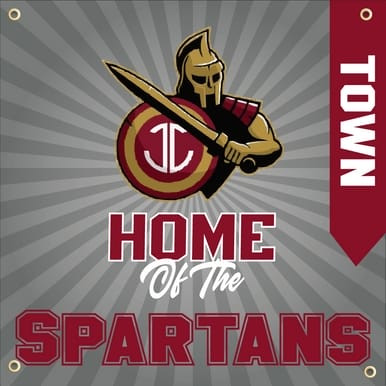 Example of School Spirit - Starburst Template, Banner