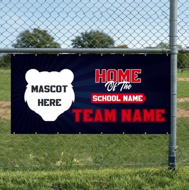 School Spirit - Starburst Template (Horizontal), Banner