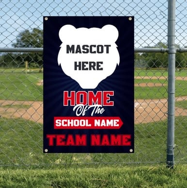 School Spirit - Starburst Theme (Vertical), Banner (Part#: BAN1007)