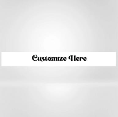 "Custom Blank Horizontal Banner" (Part#: BAN1009)