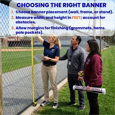 Custom Blank (Vertical) Banner (Part#: BAN1010)