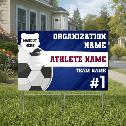Athlete Template (With Sport),  Yard Sign