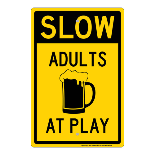 Slow Adults at play (beer) cup