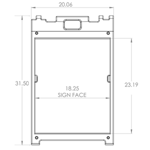 Compact A Frame Dimensions