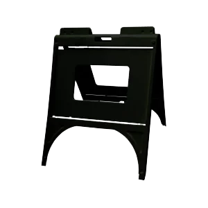 Double A-Frame Sign Stand - Black -Fits 24"x18"