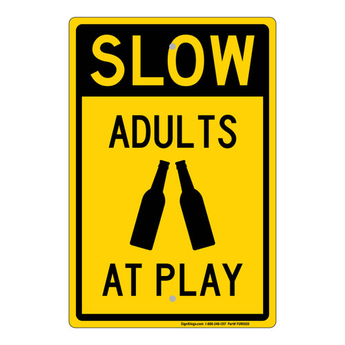 Slow Adults at play (beer Bottle)