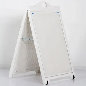 Rolling Street A-Frame Stand Fits 24"x36" (With Lens) (Part#: STRTFRAME-WL)