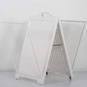 Rolling Street A-Frame Stand Fits 24"x36" (With Lens) (Part#: STRTFRAME-WL)