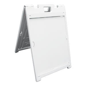 Compact A-Frame - White - Fits 18"x24