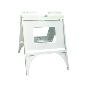 Double A-Frame Sign Stand - White - Fits 24"x18"