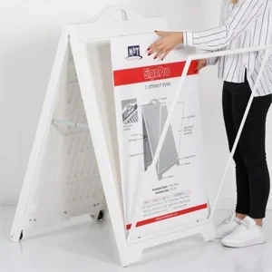 Rolling Street A-Frame Stand Fits 24"x36" (Without Lens) (Part#: STRTFRAME-WO)