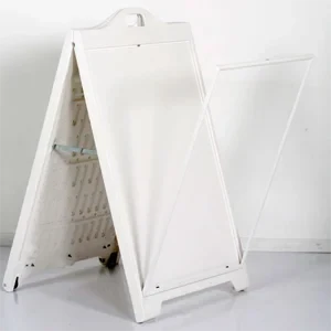 Rolling Street A-Frame Stand Fits 24"x36" (Without Lens) (Part#: STRTFRAME-WO)