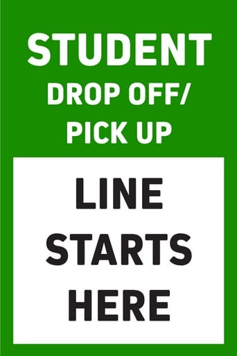 Student Drop Off/ Pick Up Line Starts Here - Choose Color (Part#: SGN1002)