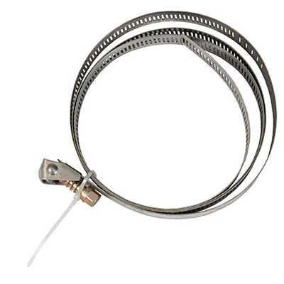 1/2" x 47"Stainless Steel Banner Pole Mounting Strap, Hardware