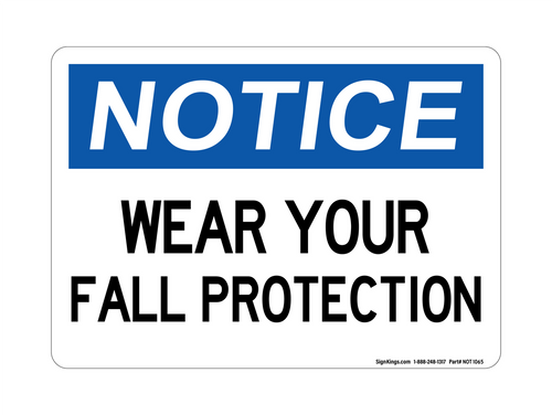 Wear Your Fall Protection Wear Your Fall Protection