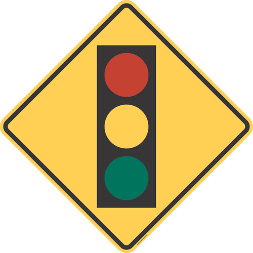"Signal Ahead," MUTCD Warning Sign (Part#: SKW3-3)