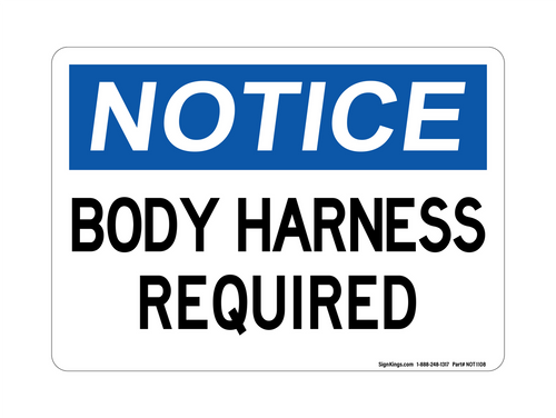 Body Harness Required