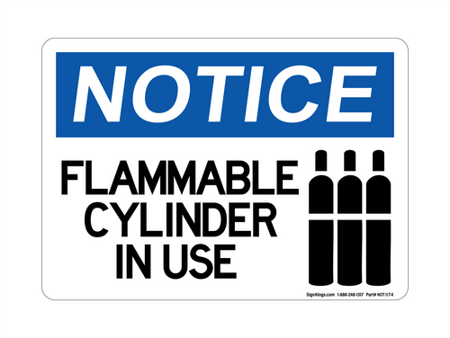 Flammable Cylinders In Use Flammable Cylinders In Use