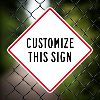 CUSTOM Diamond Sign(Part#: CUST2)