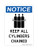 Keep All Cylinders Chained (Chained Tank Symbol), OSHA Notice Sign (Part#: NOT1376)