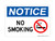 No Smoking (Right No Smoking Symbol), OSHA Notice Sign (Part#: NOT1276)