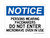Persons Wearing Pacemakers DO NOT ENTER Microwave Oven In Use, OSHA Notice Sign (Part#: NOT1401)