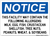 This Facility May Contain The Following Allergens: Milk, Egg, Fish, Crustacean, Shellfish, Tree Nuts, Peanuts, Wheat, & Soybeans, Notice Sign