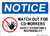 Watch Out For Co-Workers Safety Is Everyone's Responsibility (Worker Symbol), OSHA Notice Sign (Part#: NOT1720)