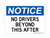 No Drivers Beyond This After, Notice Sign