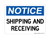 Shipping And Receiving, OSHA Notice Sign (Part#: NOT1744)