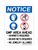 GMP Area Ahead Hairnets Beard Nets Required No Jewelry Allowed (PPE And Nor Jewelry Symbols) Version 2