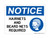 Hairnets And Beard Nets Required (PPE Symbol), OSHA Notice Sign (Part#: NOT1783)