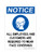 All Employees And Customers Are Required To Wear Face Coverings (PPE Symbol), OSHA Notice Sign (Part#: NOT1788)