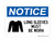 Long Sleeves Must Be Worn (Long Sleeve Symbol), OSHA Notice Sign (Part#: NOT1790)
