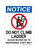Do Not Climb Ladder Access Restricted To Maintenance Staff Only (No Ladder Symbol), Notice Sign